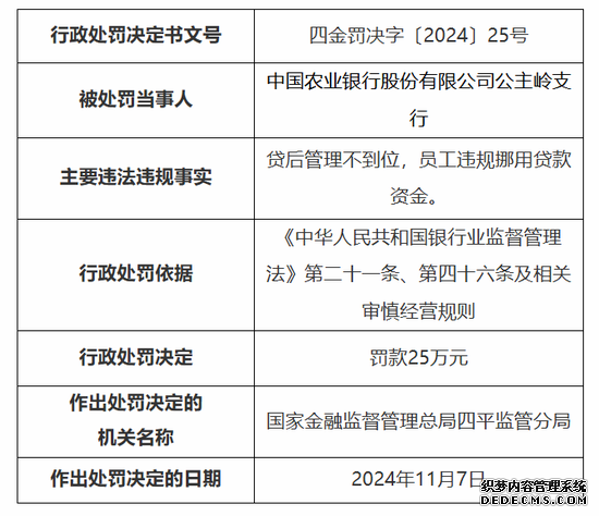 农业银行一客户经理挪用经手贷款及客户资金被终身禁业