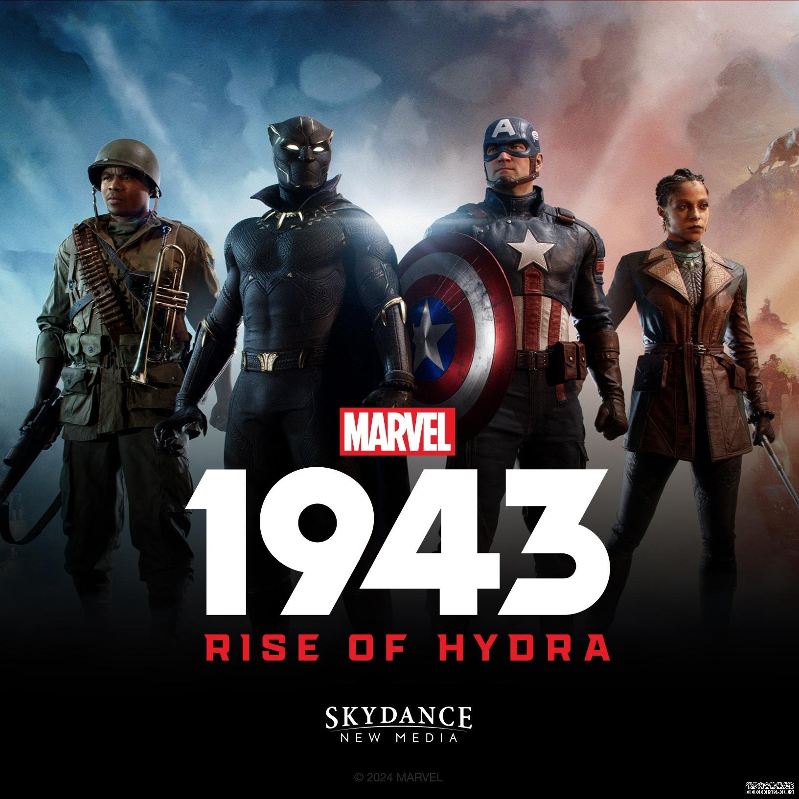 美国队长大战黑豹！游戏《漫威1943：九头蛇崛起》曝预告