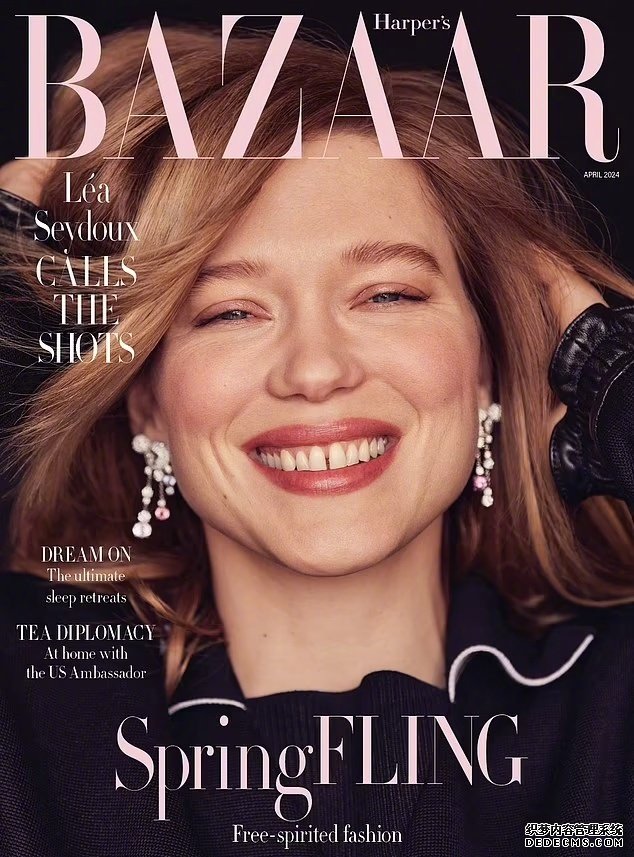 蕾雅·赛杜最新时尚写真曝光，出演电影《沙丘2》本周国内上映