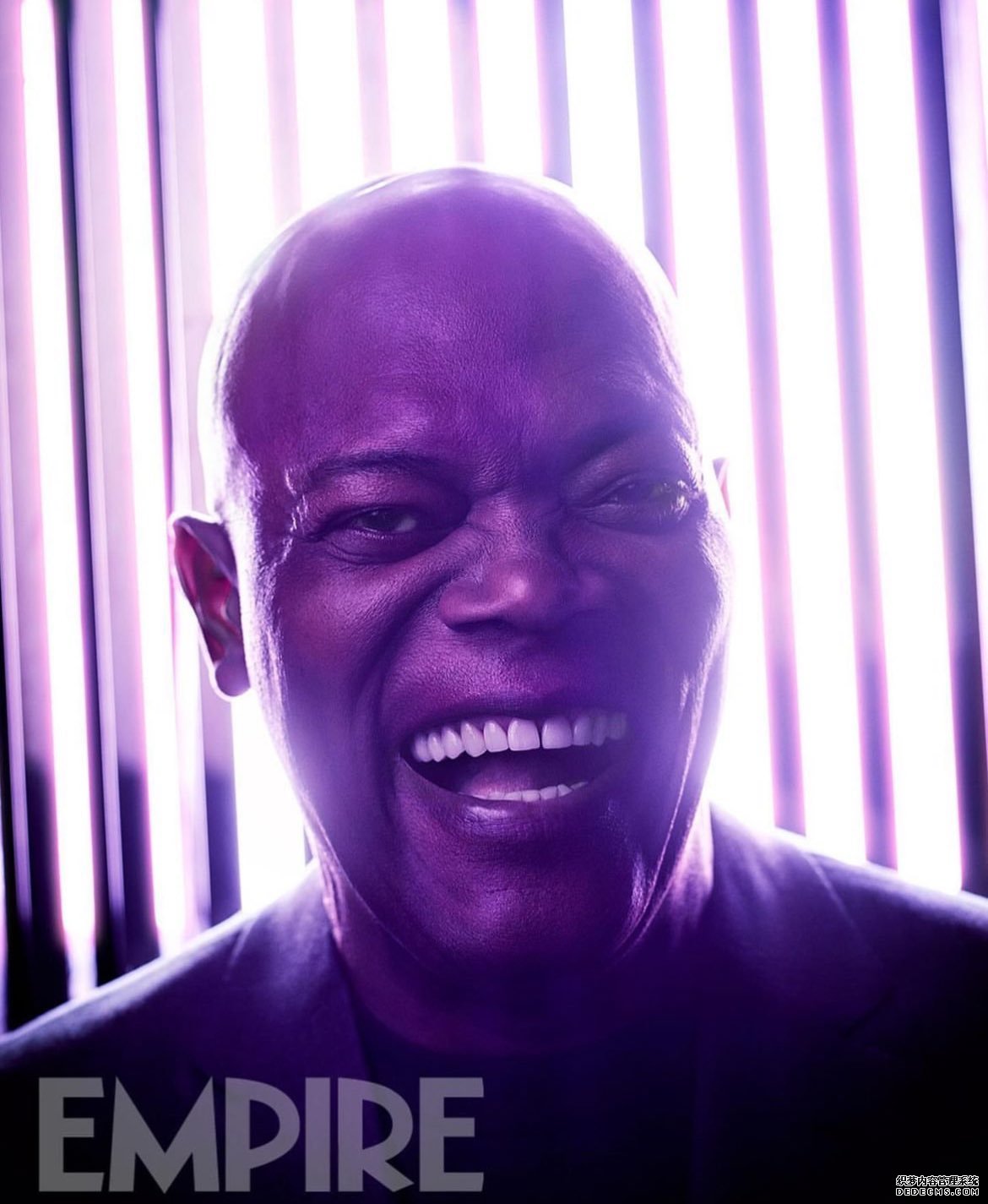 塞缪尔杰克逊“再演”温杜大师 为《帝国》杂志拍摄写真大片